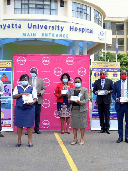 Kenyatta University Hospital Receives 21,000 Masks From ABSA