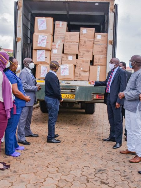 KUTRRH Receives PPEs Donation from Equity & COVID 19 Fund