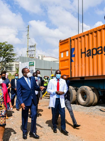 Delivery of Cyclotron Machine at KUTRRH