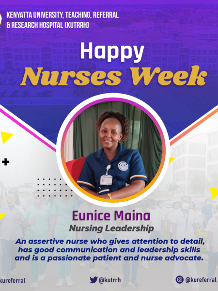 Nurse Eunice Maina