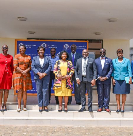 The management of KUTRRH hosted the Governor of Homabay County Her Excellency, Gladys Wanga and the technical health team from Homa Bay County. KUTRRH and the Homa Bay County Government agreed to partner in the areas of technology (HMIS), capacity building and referrals to improve service delivery for the people of Homabay