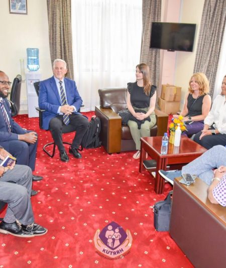 KUTRRH hosted a delegation from the UK’s National Institute for Health and Care Research (NIHR)