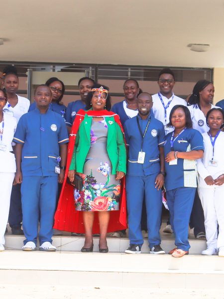 During the 2023 Mashujaa day, nurses crowned the Chairperson of KUTRRH, Prof Mugenda as their shu¬jaa.