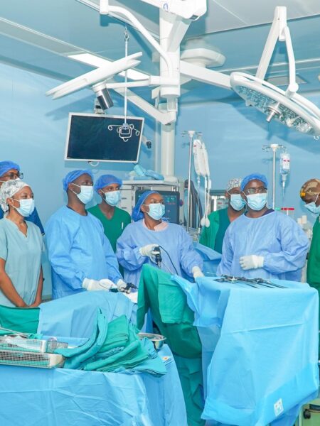 KUTRRH In collaboration with Medtronic, the General Surgery service