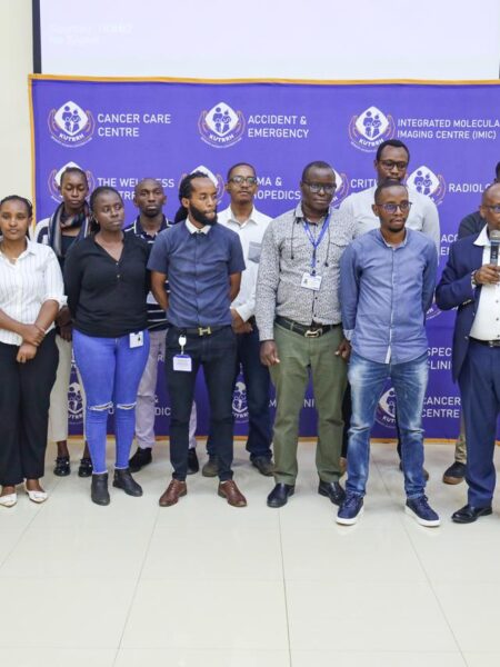 Director Finance,Planning and Development Dr.Isaiah Gituma with ICTI Team