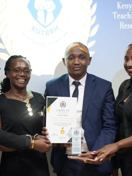 NUTRITION DEPARTMENT BAGS A PRESTIGIOUS NUTRITION ORGANIZATION OF THE YEAR AWARD