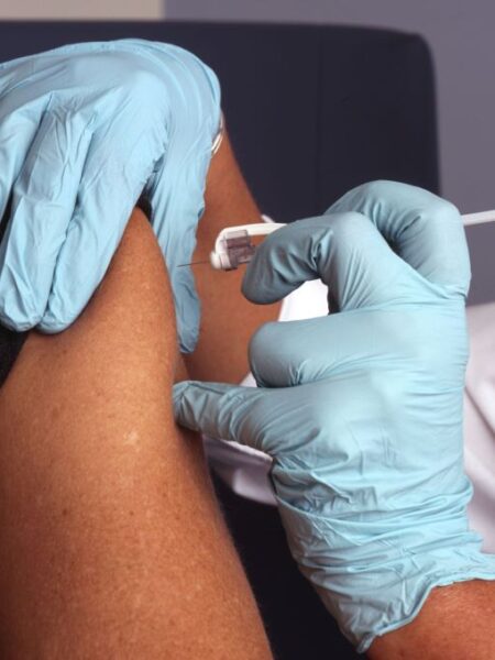 malaria shot at KUTRRH