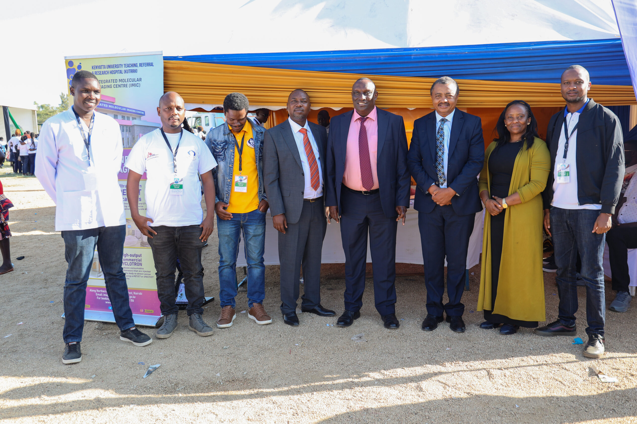 KUTRRH joins national leaders in a thanksgiving ceremony to honour Dr.ouma oluga