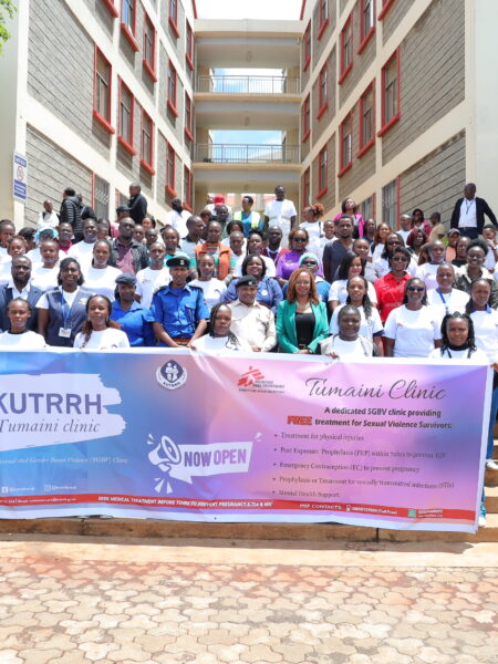 Tumaini clinic group photo