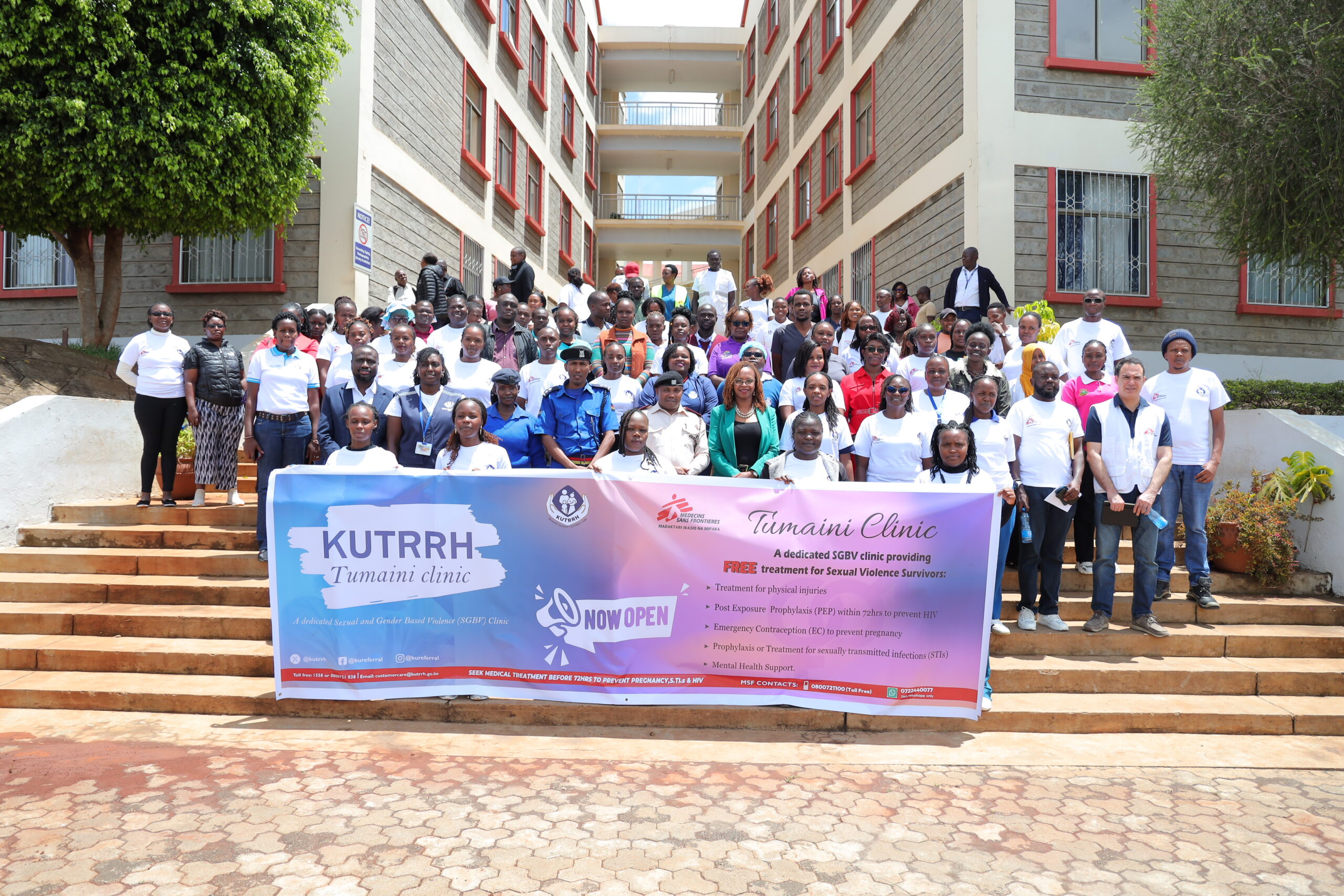 Tumaini clinic group photo