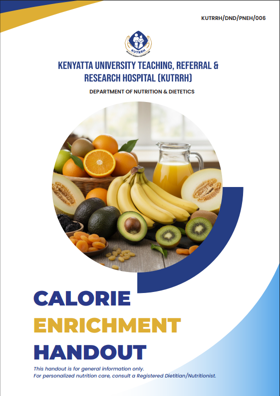 Calorie Enrichment Handout