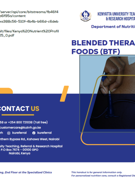 Blended Therapeutic Foods