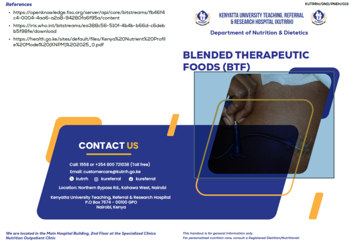 Blended Therapeutic Foods
