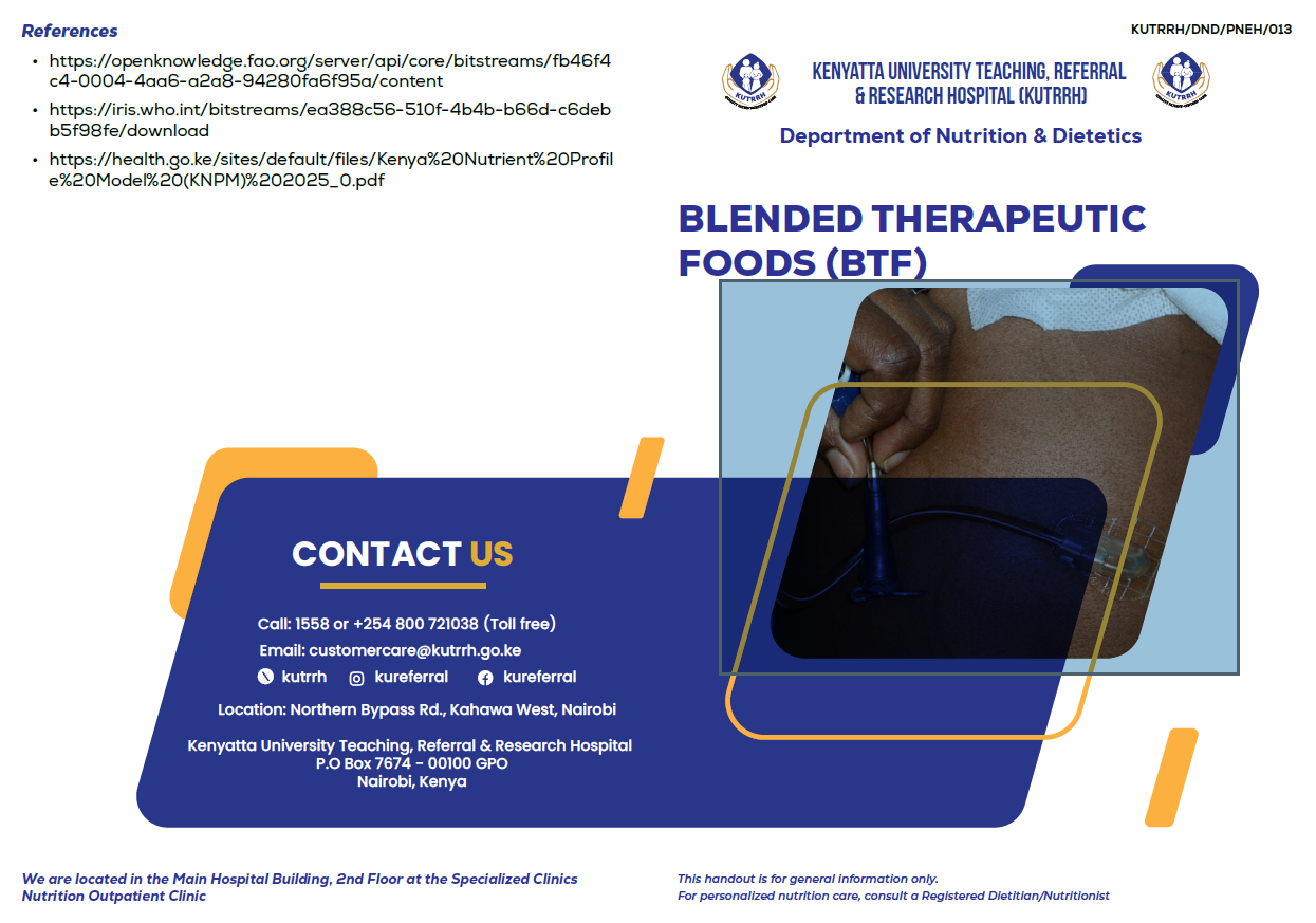 Blended Therapeutic Foods