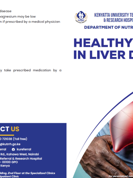 Healthy eating in liver disease