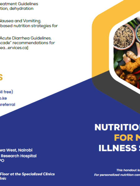 NUTRITION STRATEGIES FOR MANAGING ILLNESS SIDE EFFECTS