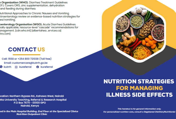 NUTRITION STRATEGIES FOR MANAGING ILLNESS SIDE EFFECTS